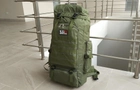 Тактичний військовий рюкзак для походів Tactic великий армійський рюкзак на 70 літрів Олива (ta70-oliva) - зображення 3