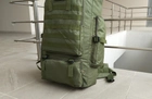 Тактический военный рюкзак для походов Tactic большой армейский рюкзак на 70 литров Олива (ta70-oliva) - изображение 5