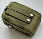 Тактический подсумок для телефона Tactic поясная сумка для документов Mini Warrior Олива (001-olive) - изображение 6