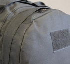 Тактический штурмовой рюкзак Tactic Raid рюкзак военный 40 литров Черный (601-black) - изображение 12