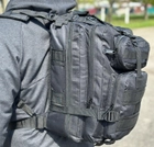 Тактический рюкзак штурмовой Tactic военный рюкзак на 25 литров Черный (ta25-black) - изображение 5