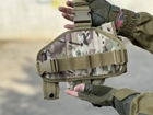 Настегнана тактична кобура для пістолета Tactic універсальна кобура на пояс з кишенею під магазин Мультикам (holster-1019-multicam) - зображення 6