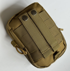 Тактичний підсумок для телефону Tactic поясна сумка для документів Mini Warrior Койот (001-coyote) - зображення 6