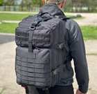 Тактичний рюкзак штурмовий Tactic військовий рюкзак на 40 літрів Чорний (Ta40-black) - зображення 6