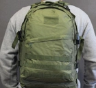 Тактический штурмовой рюкзак Tactic Raid рюкзак военный 40 литров Олива (601-olive) - изображение 3