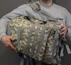 Тактический штурмовой рюкзак Tactic Raid рюкзак военный 40 литров Пиксель (601-pixel) - изображение 6