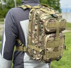 Тактичний рюкзак штурмовий Tactic військовий рюкзак на 25 літрів Мультикам (ta25-multic) - зображення 6