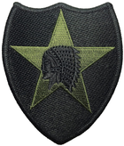 Нашивка Top Gun Chic Military Tactical Army Black US15 - зображення 1