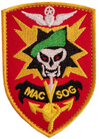 Нашивка Top Gun MACV-SOG Red US14 - изображение 1