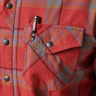 Сорочка 5.11 Tactical Gunner Plaid Long Sleeve Shirt 5.11 Tactical Red Bourbon Plaid, XL (Красный бурбон) Тактическая - изображение 6