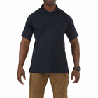 Футболка поло 5.11 Performance Polo - Short Sleeve Synthetic Knit 5.11 Tactical Dark Navy XL (Темно-синий) Тактическая