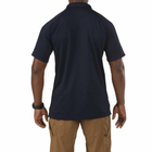 Футболка поло 5.11 Performance Polo - Short Sleeve Synthetic Knit 5.11 Tactical Dark Navy XL (Темно-синий) Тактическая - изображение 2