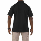 Футболка поло 5.11 Performance Polo - Short Sleeve Synthetic Knit 5.11 Tactical Black 3XL (Черный) Тактическая - изображение 2