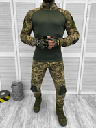 Тактический костюм с налокотниками и наколенниками Single sword Пиксель 3XL - изображение 2