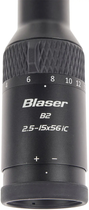 Прицел оптический Blaser B2 2,5-15х56 iC сетка 4А с подсветкой. QDC. Шина ZM/VM - изображение 7