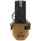 Активные шумоподавляющие наушники Walker's Razor для безопасности органов слуха с креплениями на шлем каску в комплекте OPS Core Чебурашки Койот (Kali) - изображение 3