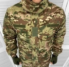 Тактическая зимняя мужская куртка Бушлат Камуфляж пиксель 4XL (Kali) - изображение 3