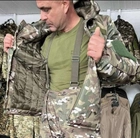 Тактическая зимняя мужская куртка Бушлат Камуфляж пиксель 4XL (Kali) - изображение 4