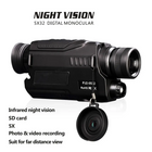 Монокуляр ночного видения NoHawk PJ2-0532 до 200м Черный (Kali) - изображение 3