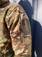 Армейская флисовая кофта на молнии Мультикам M (Kali) - изображение 6