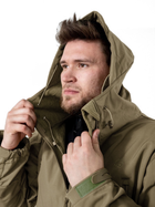 Тактична демісезонна куртка Eagle Soft Shell JA-23 на флісі Green Olive XL - зображення 6