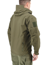 Легка тактична літня куртка (вітрівка, парка) з капюшоном Warrior Wear JA-24 Olive Green 3XL - зображення 9