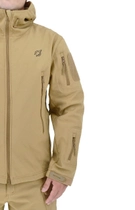 Тактическая куртка Eagle Soft Shell JA-01 с флисом Песочный (Койот) 2XL - изображение 7