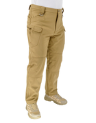 Утепленные тактические штаны Eagle PA-04 IX7 Soft Shell на флисе Песок (Койот) XL - изображение 4