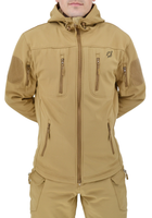 Тактична куртка Eagle Soft Shell JA-01-0 з флісом Пісок (Койот) S - зображення 3