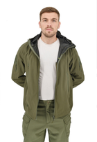 Легкая тактическая летняя куртка (ветровка, парка) с капюшоном Warrior Wear JA-24 Olive Green 2XL - изображение 5
