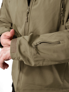 Тактична демісезонна куртка Eagle Soft Shell JA-23 на флісі Green Olive L - зображення 8