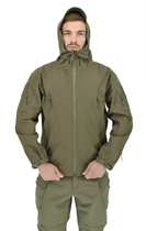 Легкая тактическая летняя куртка (ветровка, парка) с капюшоном Warrior Wear JA-24 Olive Green S - изображение 7