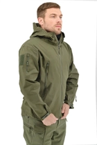 Легкая тактическая летняя куртка (ветровка, парка) с капюшоном Warrior Wear JA-24 Olive Green XL - изображение 8