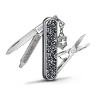 Нож Victorinox Classic Brilliant Crystal 58 мм 5 функций накладки стеклянные кристалы (0.6221.35) - изображение 2