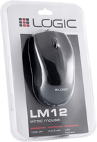 Mysz Logic Concept LM-12 USB Czarny (M-LC-LM12) - obraz 6