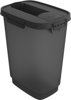 Контейнер для хранения корма Pet Nova тонированный пластик 10 л (P-FOOD-STORAGE-10L-BLA)