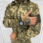 Чоловіча водонепроникна Куртка з Капюшоном Squad Softshell на флісі піксель розмір XL - зображення 3