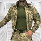 Мужская водонепроницаемая Куртка с Капюшоном Squad Softshell на флисе пиксель размер 2XL - изображение 5