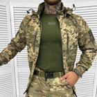 Чоловіча водонепроникна Куртка з Капюшоном Squad Softshell на флісі піксель розмір L - зображення 5