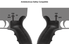 Эргономичная пистолетная рукоятка UTG для AR-15 - Черная - изображение 4