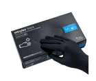 Перчатки Черные нитриловые Nitrilex Mercator Medical M 100шт (AK0023) - изображение 1
