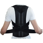 Грудопоясничный корсет корректор правильной осанки Back Pain Need Help Размер XXL Черный - изображение 6