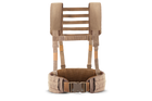 Ремінно плечова система базова U-WIN з лямками / розвантажувальна система РПС під балістичний пакет розміру L Cordura 1000 Тан - изображение 1