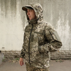 Тактична куртка "Шторм" Softshell піксель розмір 70 (911) - зображення 2