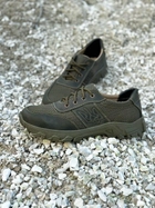 Літні шкіряні тактичні кросівки Побратим -12 з Гербом, Олива, розмір 41 - зображення 4