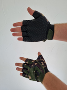 Тактичні рукавички без пальців Mechanix Mpact, Мультикам, розмір L - зображення 4