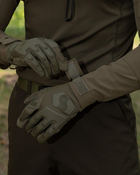 Мужская тактическая рубашка Убакс хаки под шевроны армейская L - изображение 4