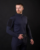 Мужская тактическая рубашка Убакс синий под шевроны армейская XXL - изображение 5