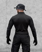 Чоловіча тактична сорочка Убакс чорний під шеврони армійська S - зображення 8
