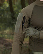 Мужская тактическая рубашка Убакс хаки под шевроны армейская XL - изображение 5